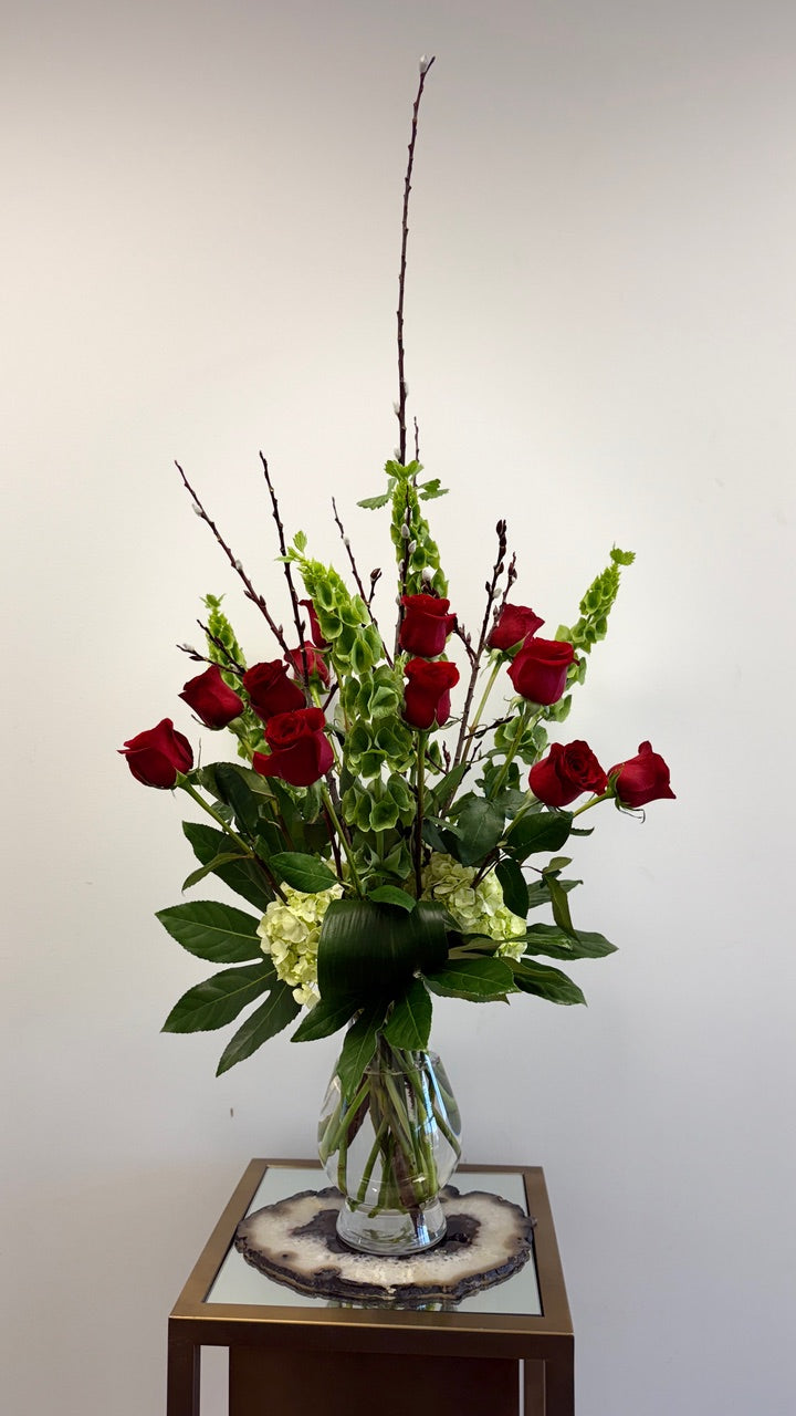 Valentine’s Dozen Red Roses