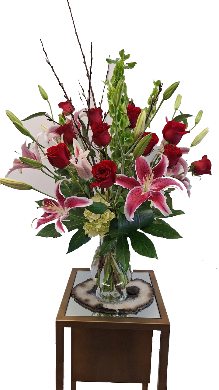 Premium Lilies and Roses