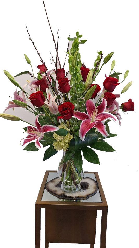 Premium Lilies and Roses